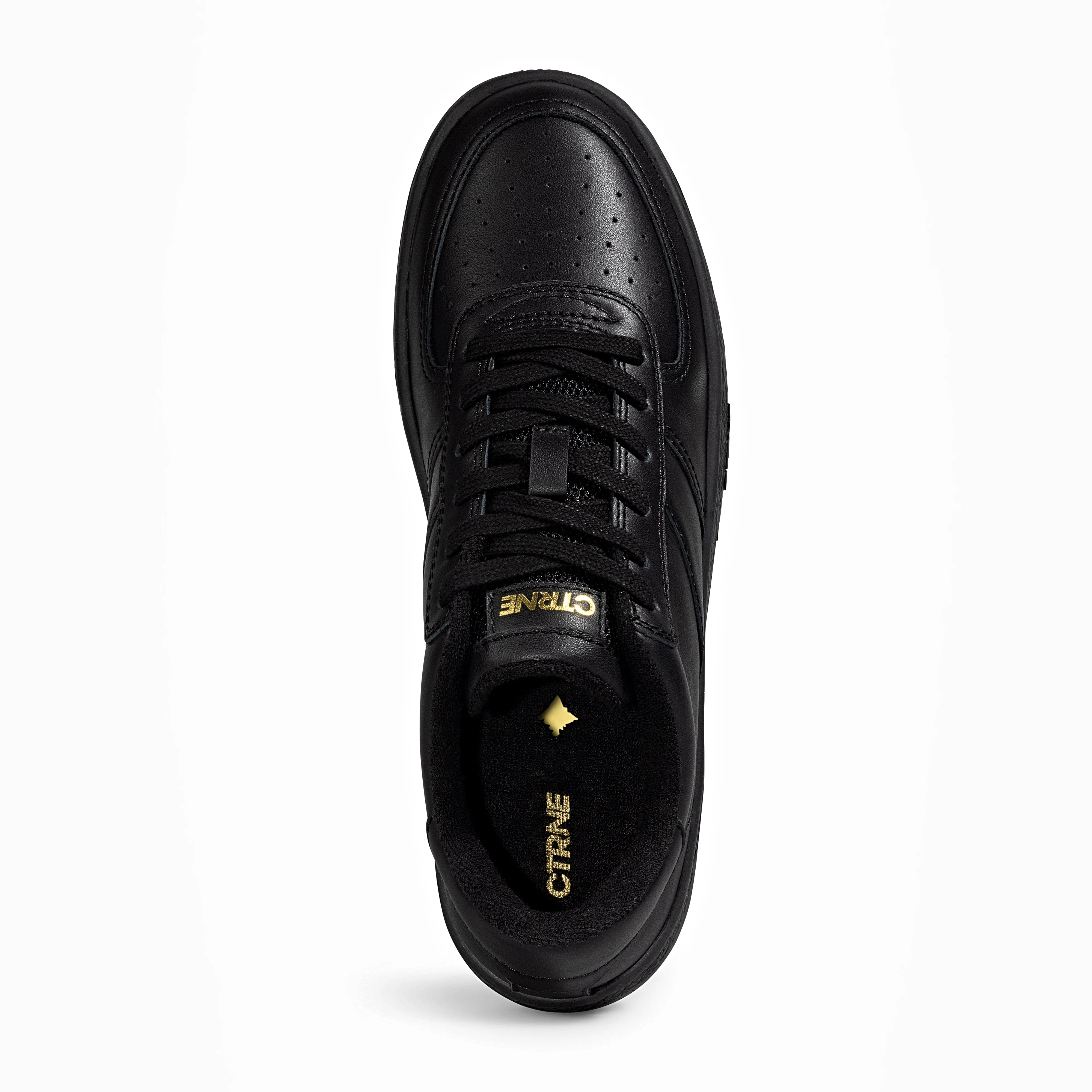 The Manifest Sneaker in Black/Leather Ladies