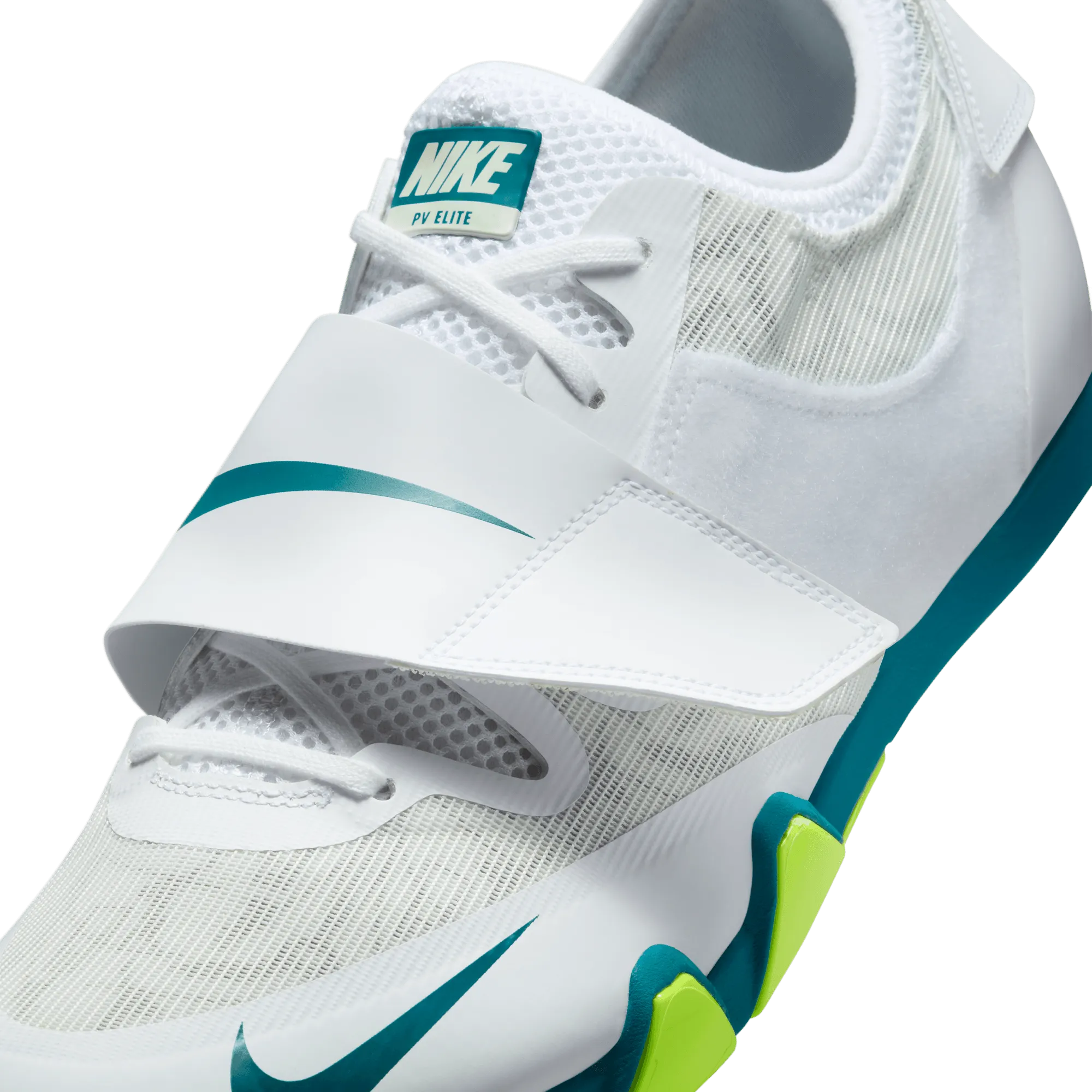 Unisex Pole Vault Elite (100 - White/Bright Spruce-Barely Green)