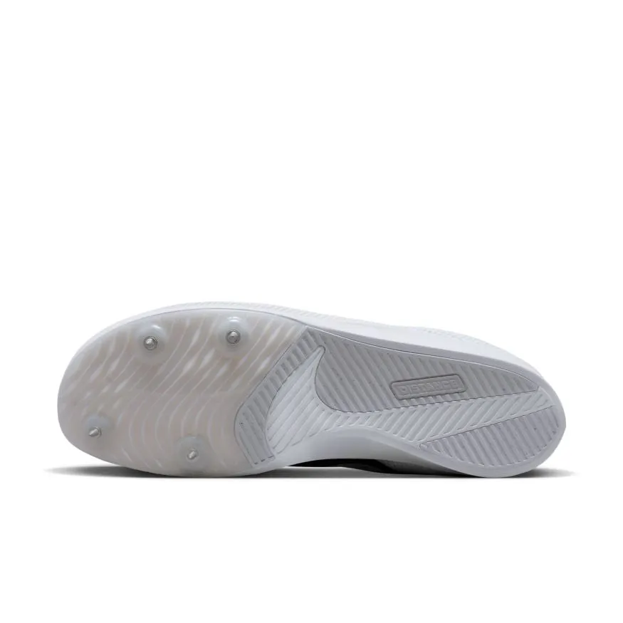 Unisex Zoom Rival Distance (100 - White/Black/Metallic Silver)