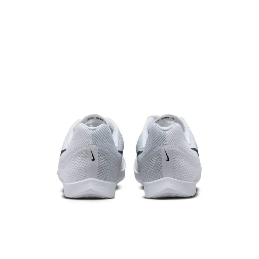 Unisex Zoom Rival Distance (100 - White/Black/Metallic Silver)