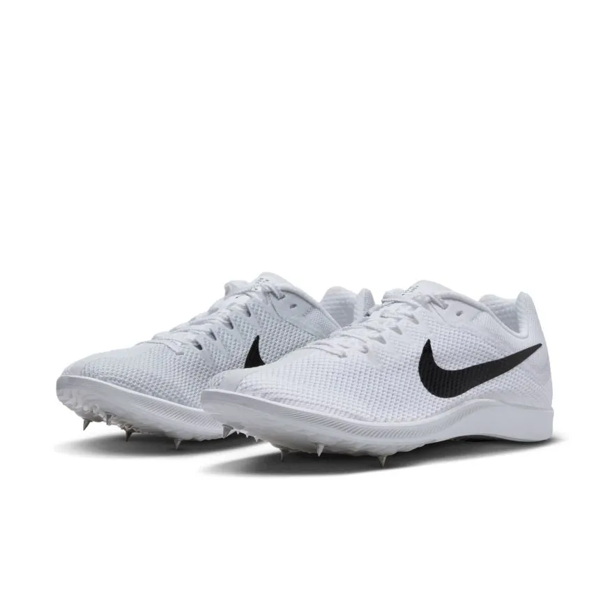 Unisex Zoom Rival Distance (100 - White/Black/Metallic Silver)