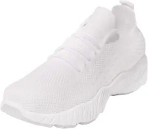 Walking Shoes Women Arch Support Slip On Sneakers Running Shoes Lightweight Tennis Shoes Non Slip Gym Workout Shoes