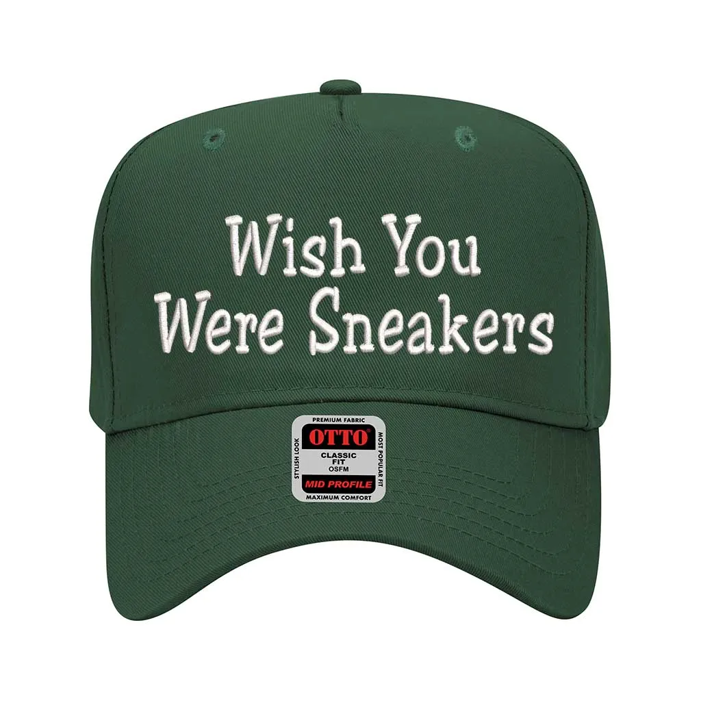 Wish You Were Sneakers 5 Panel Baseball Hat
