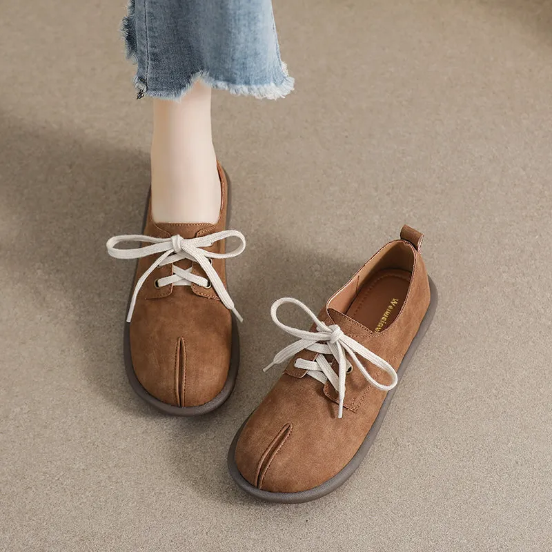 Women Retro Minimalist Flat Casual Shoes