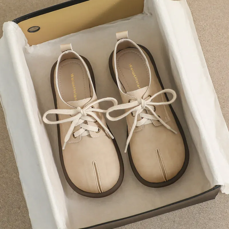 Women Retro Minimalist Flat Casual Shoes