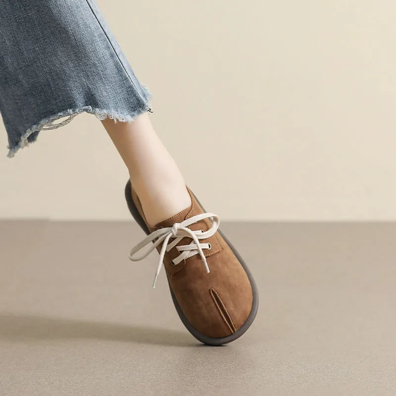Women Retro Minimalist Flat Casual Shoes