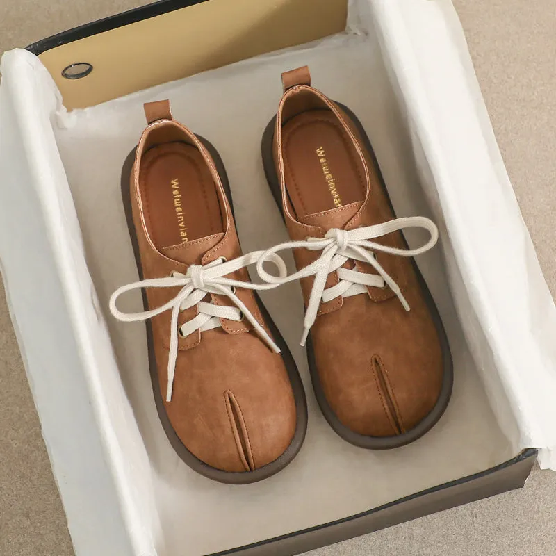 Women Retro Minimalist Flat Casual Shoes