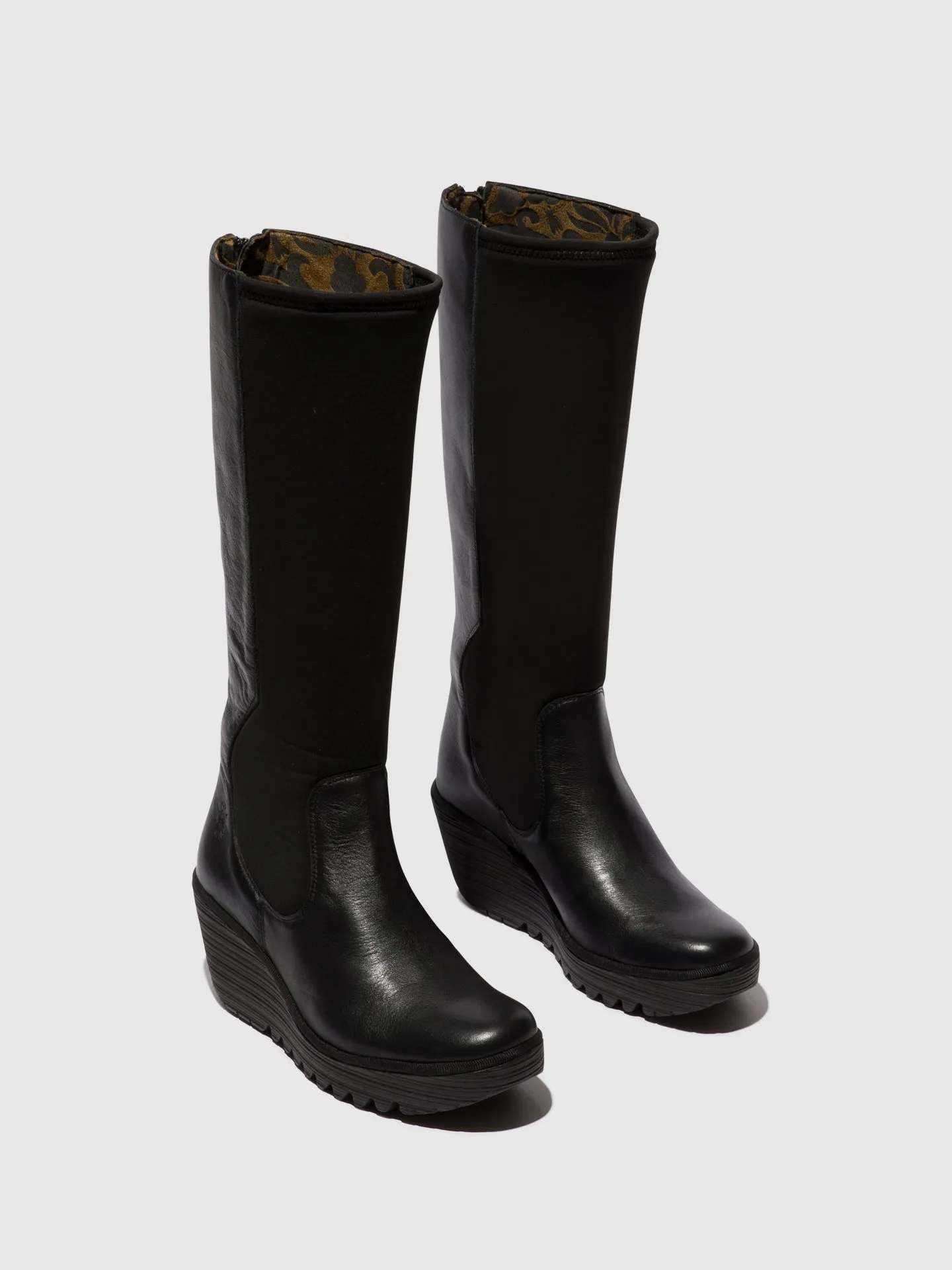 Zip Up Boots YOJA401FLY BLACK