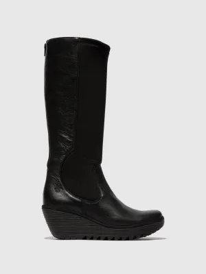 Zip Up Boots YOJA401FLY BLACK